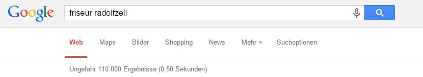 Google Suche Unternehmen in Radolfzell